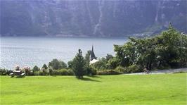 Fabulous views to Sør Fjord from Lofthus Youth Hostel, which is actually in Ullensvang
